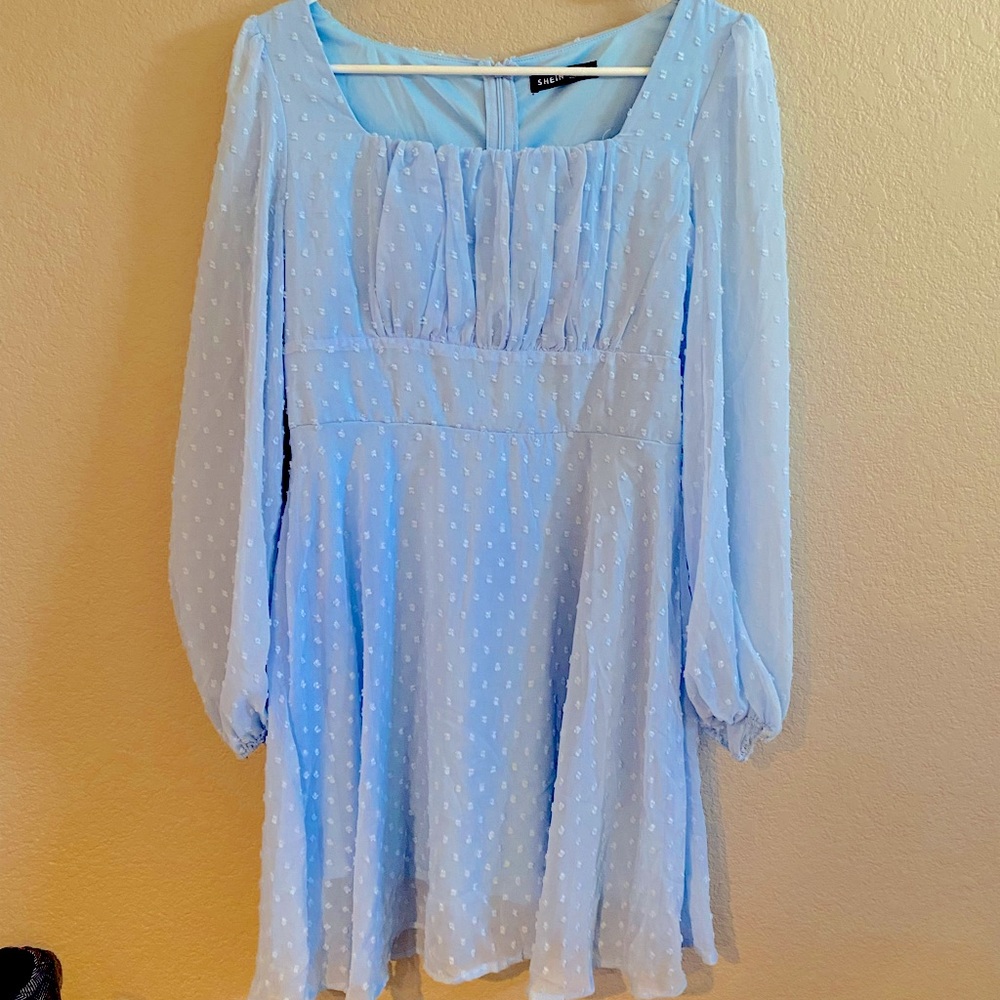 Long sleeve mini dress